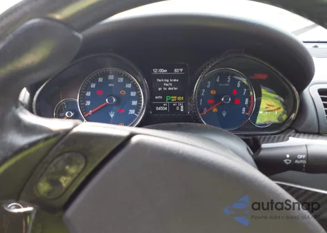 2011 Maserati Granturismo S Automatic из США, поврежденный, VIN ZAM45KLA5B0057876